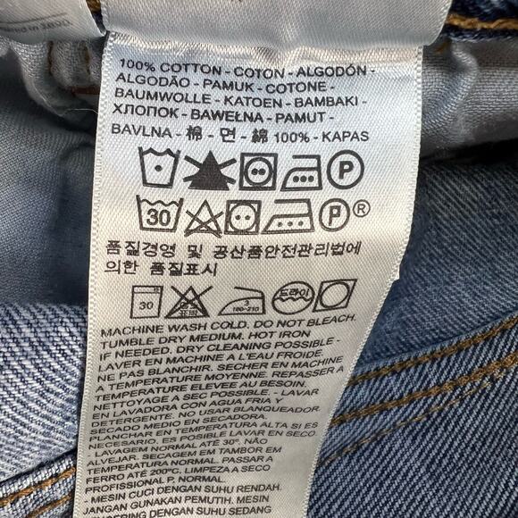 Levi's 501 Jeans XX Men's 38x32 Blue Button Fly Straight Leg Vintage XX Rare - Picture 12 of 16